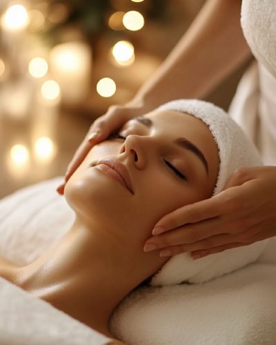 Soins visage relaxant